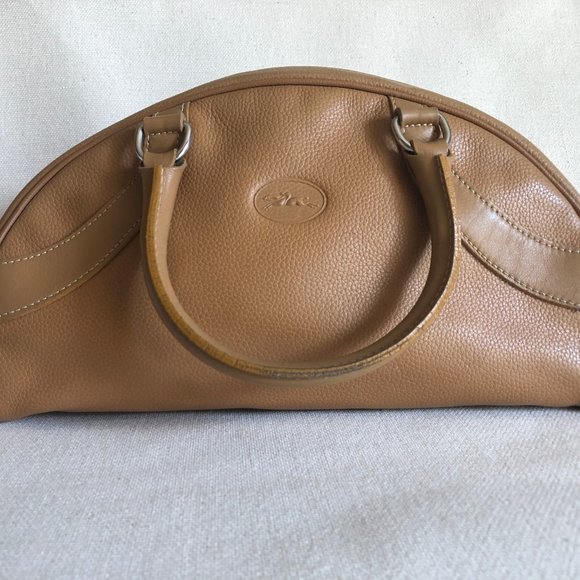 Longchamp Vintage Leather Bowler Bag - Purse - Picture 3 of 8